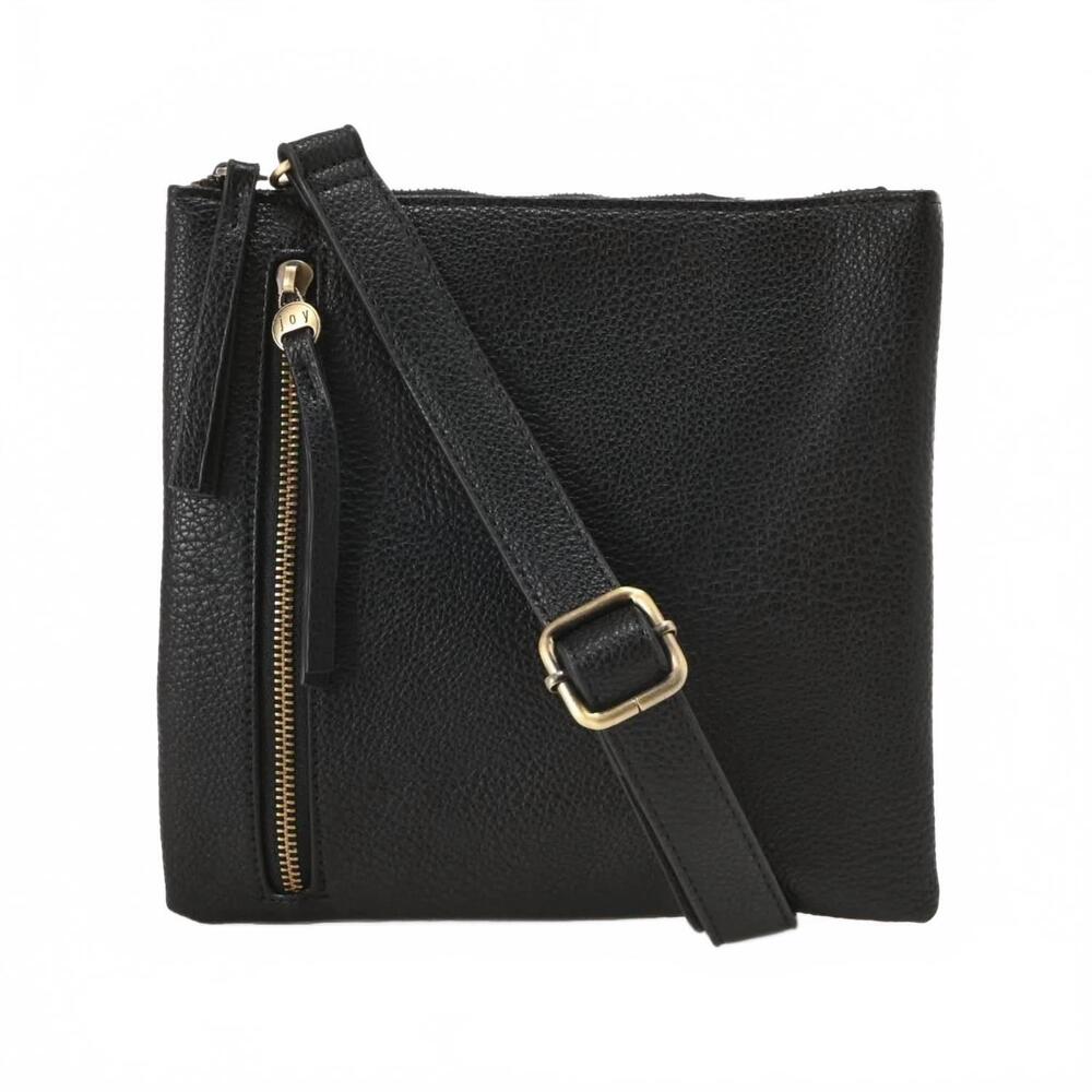 NEW JOY SUSAN women's dawn multi pocket compact crossbody bag in black